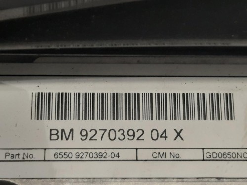 Display DI Navigazione 65509270392 65 Bmw Serie 1 F20 Berlina 2015