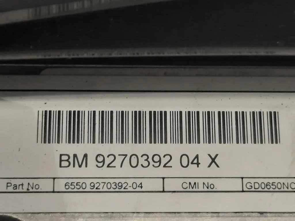 Display DI Navigazione 65509270392 65 Bmw Serie 1 F20 Berlina 2015