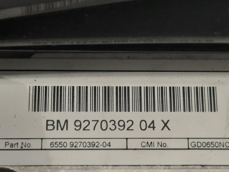 Display DI Navigazione 65509270392 65 Bmw Serie 1 F20 Berlina 2015