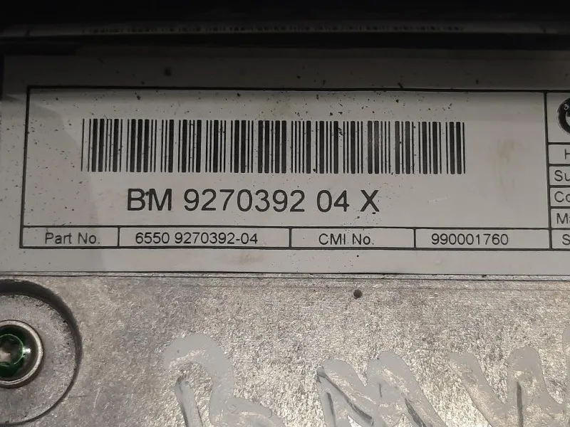 Display DI Navigazione 65509270392 65 Bmw Serie 1 F20 Berlina 2015