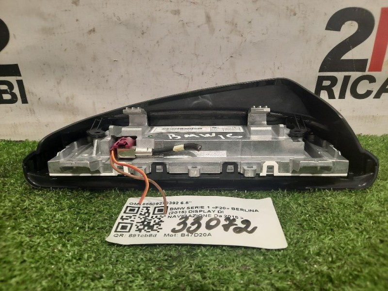 Display DI Navigazione 65509270392 65 Bmw Serie 1 F20 Berlina 2015