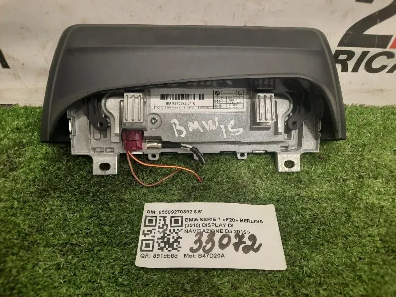 Display DI Navigazione 65509270392 65 Bmw Serie 1 F20 Berlina 2015