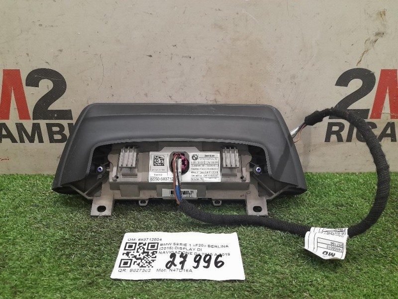 Display DI Navigazione 683712804 Bmw Serie 1 F20 Berlina 2015