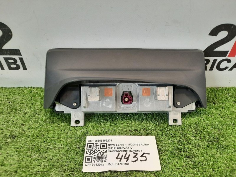 Display DI Navigazione 9385202 03 Bmw Serie 1 F20 Berlina 2015