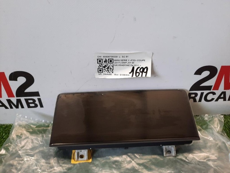 Display DI Navigazione 65508709339 Bmw Serie 2 F22 Coupe 2017