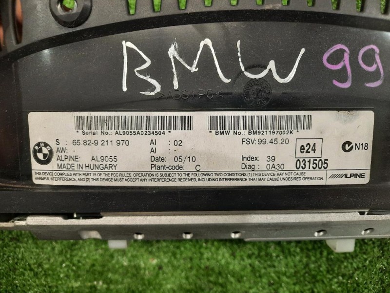 Display DI Navigazione 65829211970 Bmw Serie 3 E90 Berlina 2005