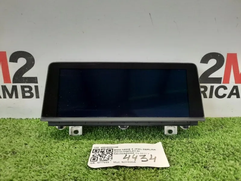 Display DI Navigazione 65509292248 Bmw Serie 3 F30 Berlina 2012