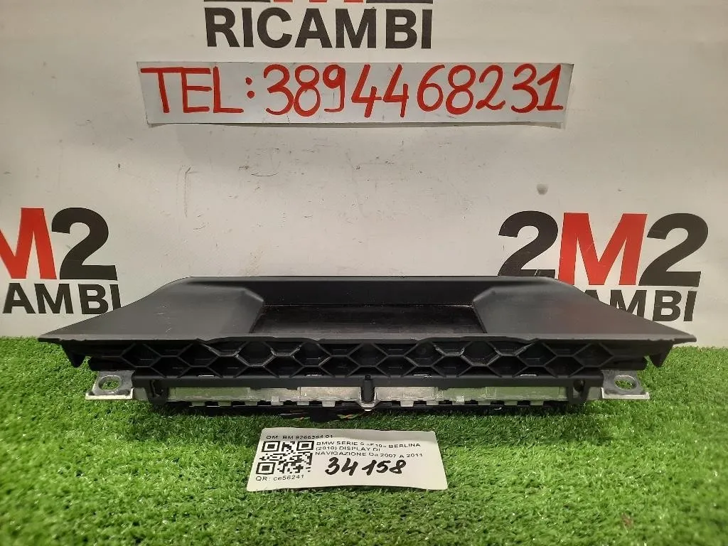 Display DI Navigazione BM 9266384 01 Bmw Serie 5 F10 Berlina 2010