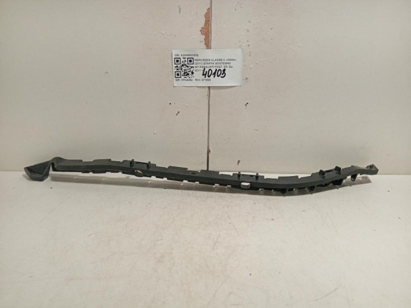 Staffa Sostegno Intparaurti POST DX A2048800830 Mercedes Classe C W204 2011