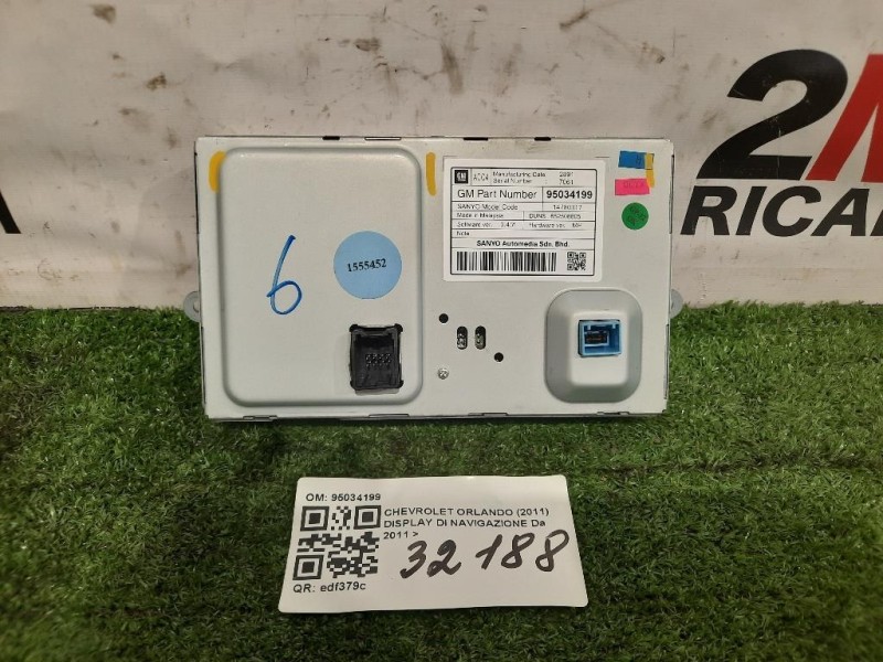 Display DI Navigazione 95034199 Chevrolet Orlando 2011