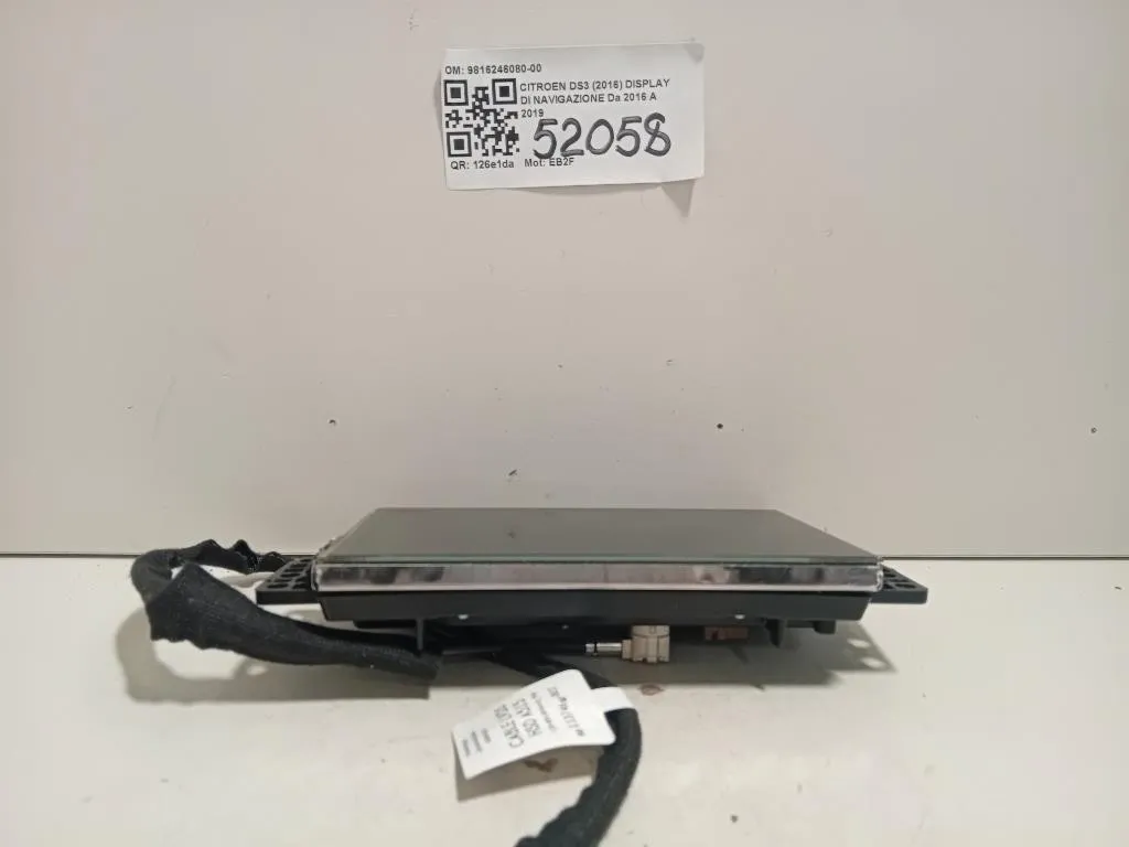 Display DI Navigazione 9816246080-00 Citroen DS3 2016