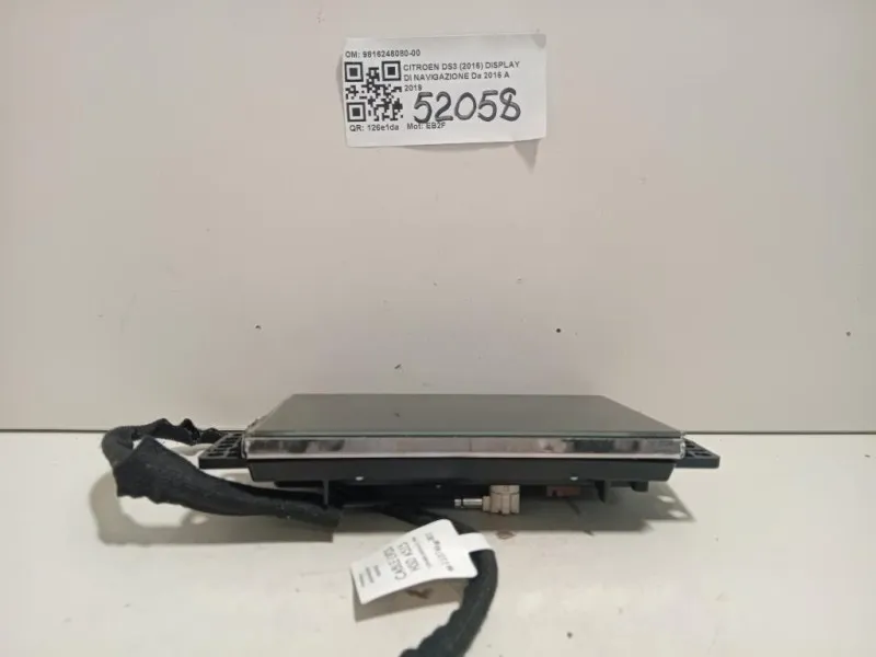 Display DI Navigazione 9816246080-00 Citroen DS3 2016