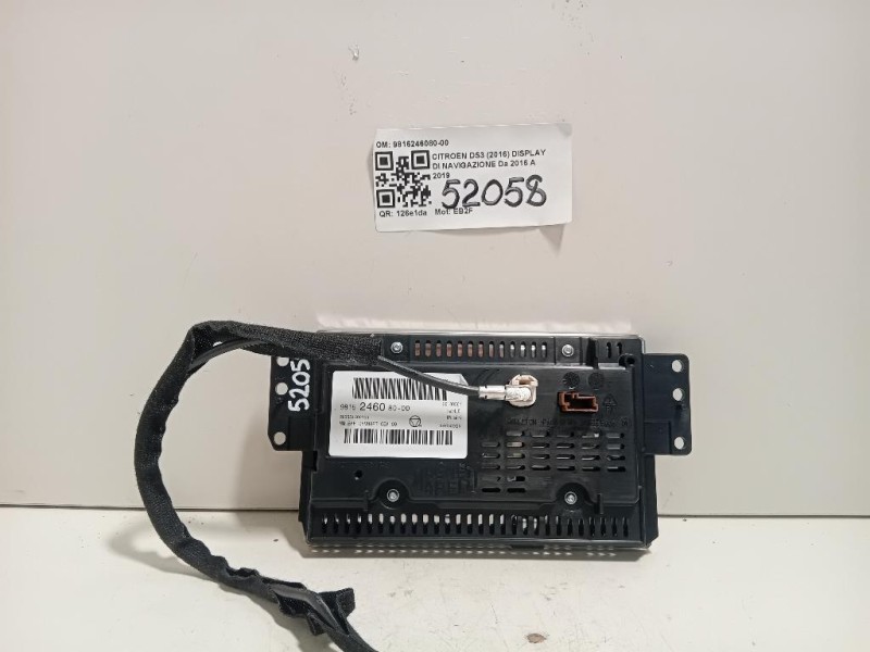 Display DI Navigazione 9816246080-00 Citroen DS3 2016