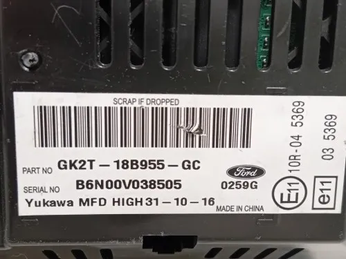 Display DI Navigazione GK2T-18B955-GC Ford KA II 2009
