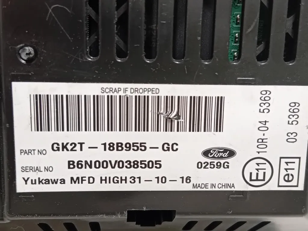 Display DI Navigazione GK2T-18B955-GC Ford KA II 2009