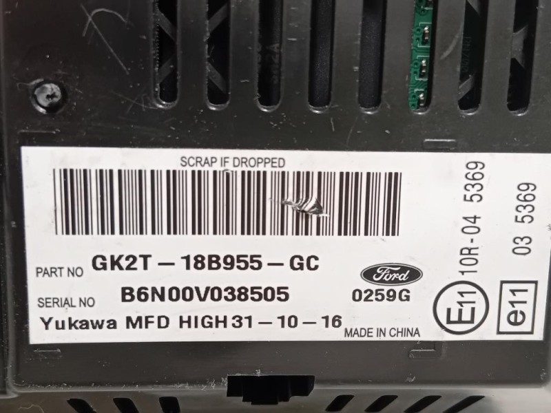 Display DI Navigazione GK2T-18B955-GC Ford KA II 2009