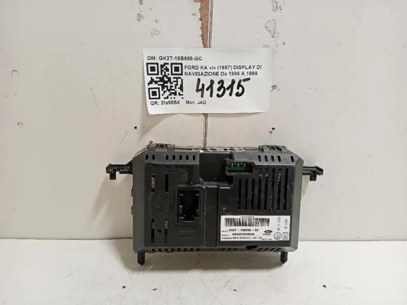 Display DI Navigazione GK2T-18B955-GC Ford KA II 2009