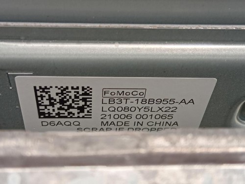 Display DI Navigazione LB3T-18B955-AA Ford Ranger IV 2012