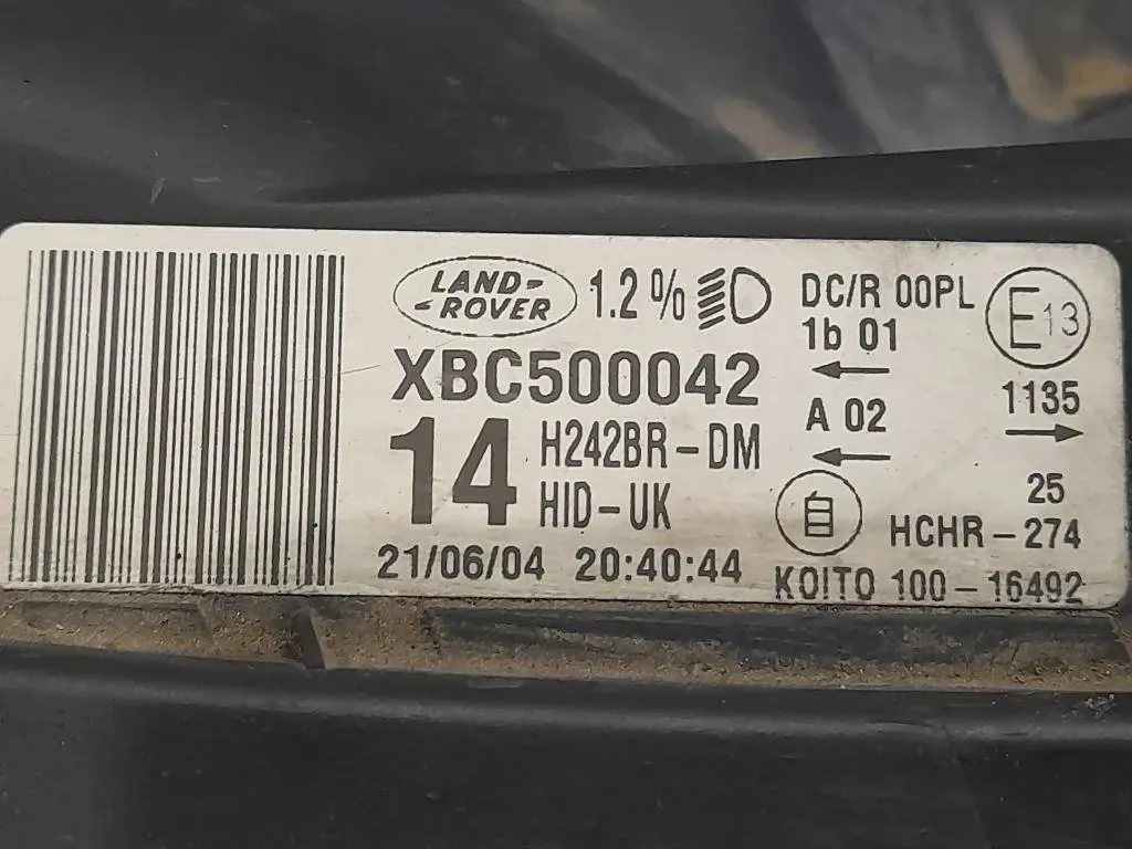 Proiettore ANT DX XBC500042 Land Rover Discovery III 2005