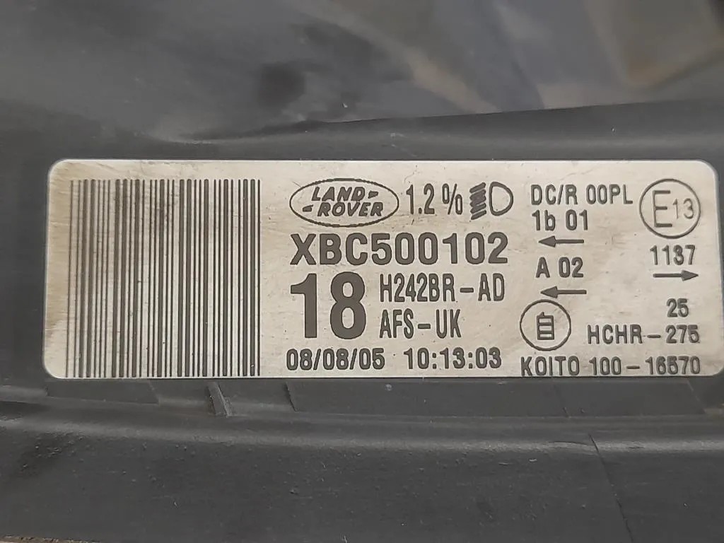 Proiettore ANT DX XBC500102 Land Rover Discovery III 2005