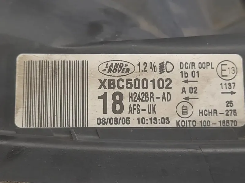 Proiettore ANT DX XBC500102 Land Rover Discovery III 2005