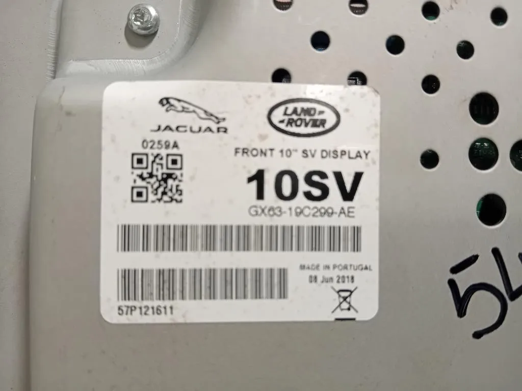 Display DI Navigazione GX63-19C299-AE Jaguar F-pace 2015
