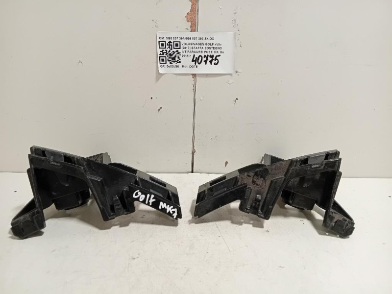 Staffa Sostegno Intparaurti POST DX 5G6 807 3945G6 807 393 SX-DX Volkswagen GOLF VII 2017