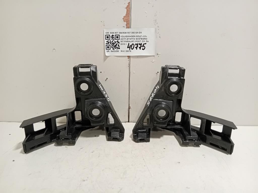 Staffa Sostegno Intparaurti POST DX 5G6 807 3945G6 807 393 SX-DX Volkswagen GOLF VII 2017