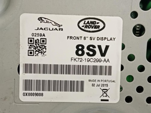 Display DI Navigazione FK72-19C299-AA Jaguar XF I 2008