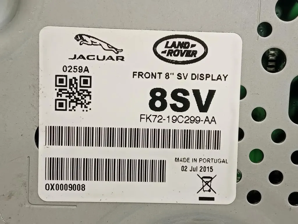 Display DI Navigazione FK72-19C299-AA Jaguar XF I 2008