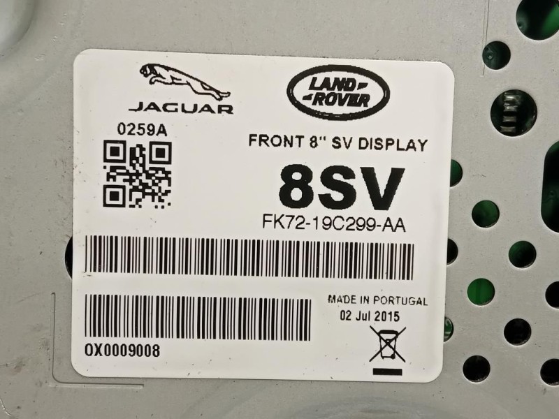 Display DI Navigazione FK72-19C299-AA Jaguar XF I 2008