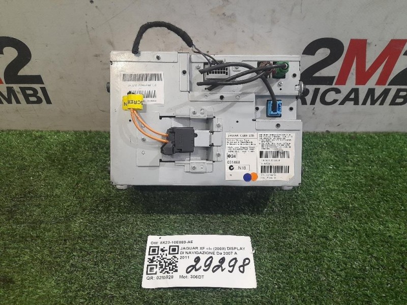 Display DI Navigazione 8X23-10E889-AE Jaguar XF I 2008