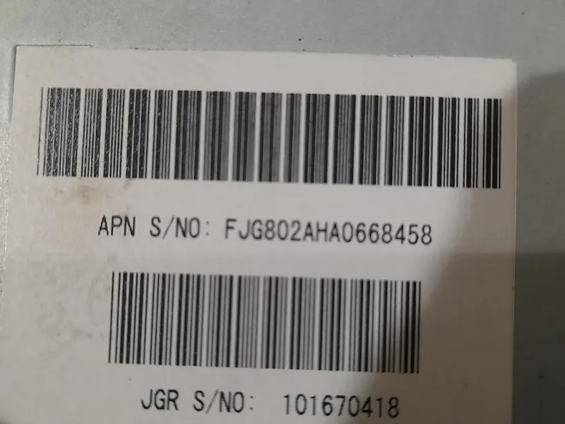 Display DI Navigazione FJG802AHA0668458 Jaguar XF I 2008