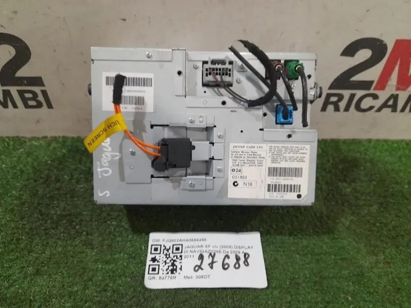 Display DI Navigazione FJG802AHA0668458 Jaguar XF I 2008
