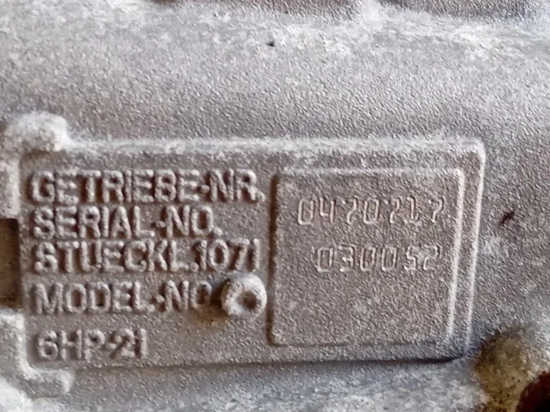 Cambio 24007630946 6HP-21 6 MARCE AUTOMATICO Bmw Serie 3 E90 Berlina 2005