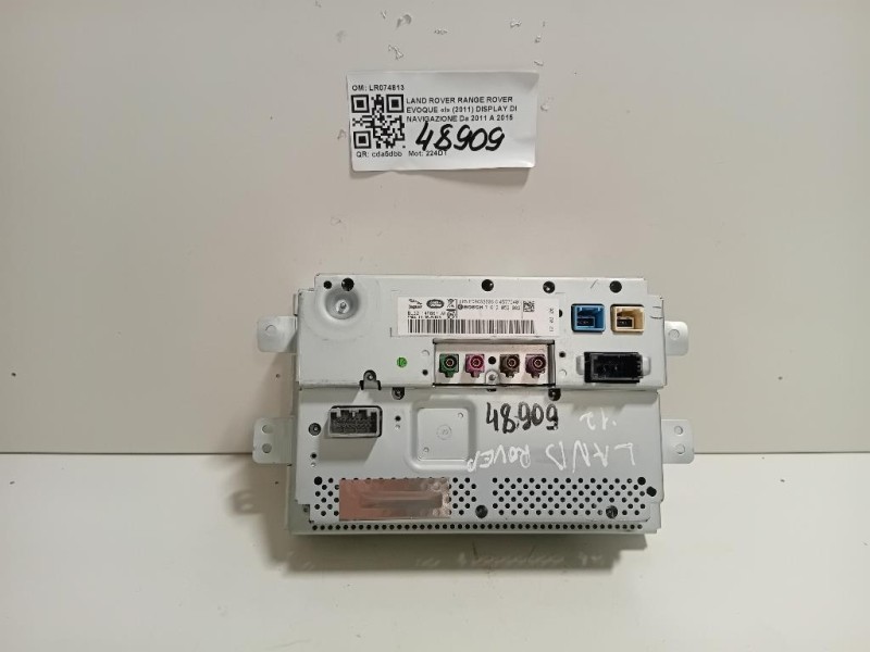 Display DI Navigazione BJ3214F667 Land Rover Range Rover Evoque I 2011
