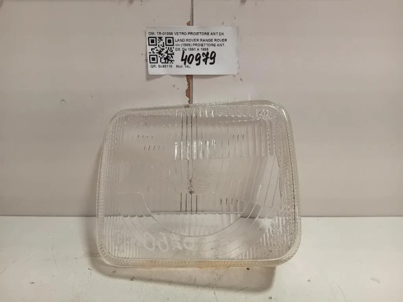 Proiettore ANT DX 7R-01996 VETRO PROIETORE ANT DX Land Rover Range Rover I 1986