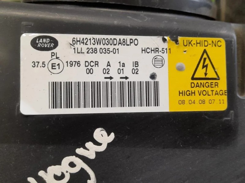 Proiettore ANT DX 6H4213W030DA8LPO Land Rover Range Rover III 2002