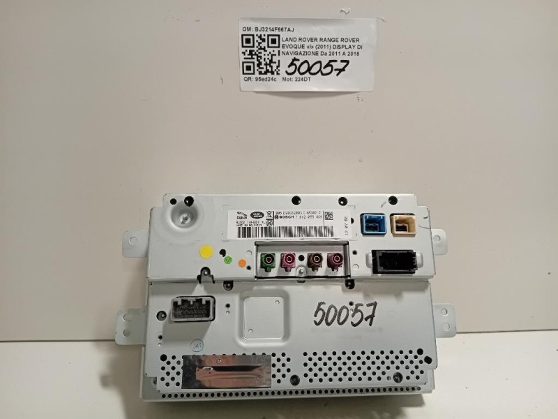 Display DI Navigazione BJ3214F667AJ Land Rover Range Rover Evoque I 2011