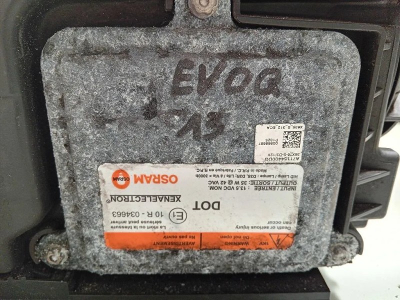 Proiettore ANT DX BJ32-13W029-DE Land Rover Range Rover Evoque I 2011