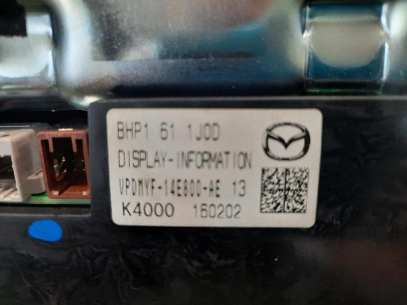 Display DI Navigazione BHP1611J0D Mazda 3 III 2016