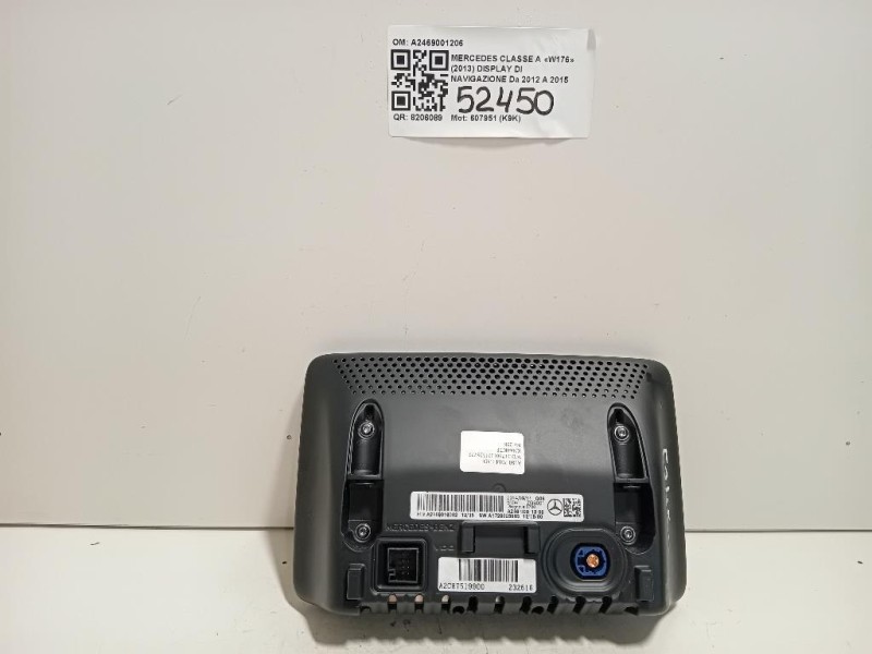 Display DI Navigazione A2469001206 Mercedes Classe A W176 2013