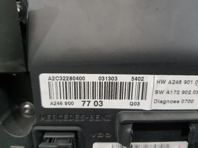 Display DI Navigazione A2469007703 A2469010001 Mercedes Classe B W246 2012