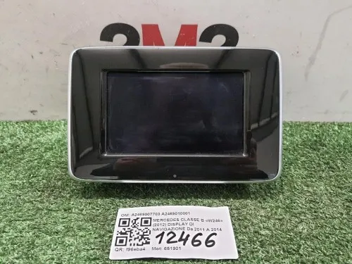 Display DI Navigazione A2469007703 A2469010001 Mercedes Classe B W246 2012