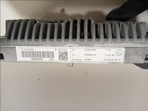 Display DI Navigazione A2049007508 Mercedes Classe C W204 2007