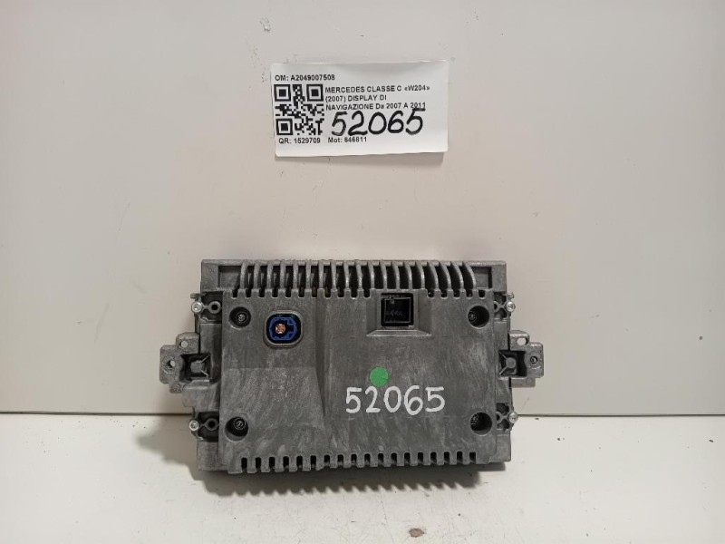 Display DI Navigazione A2049007508 Mercedes Classe C W204 2007