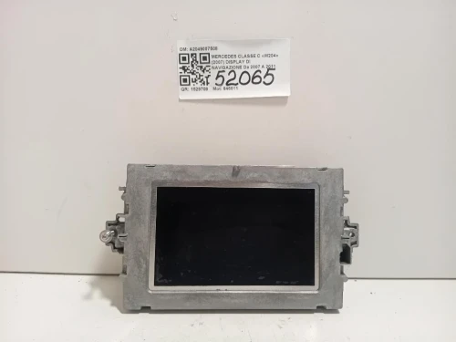 Display DI Navigazione A2049007508 Mercedes Classe C W204 2007