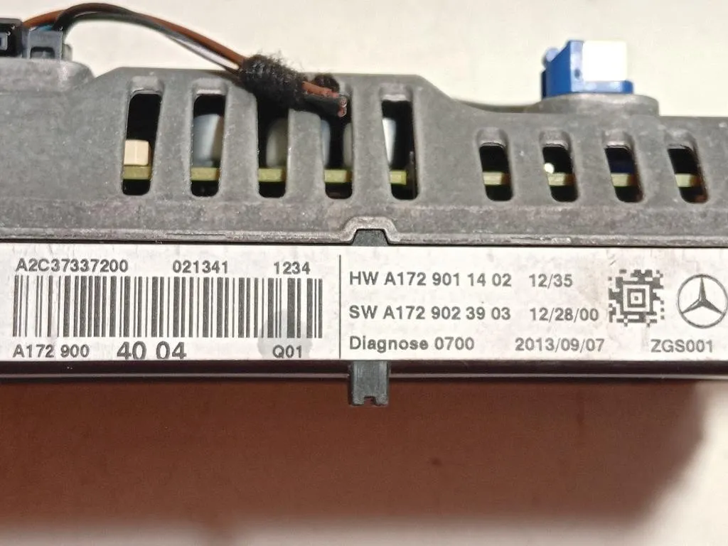 Display DI Navigazione A2C37337200 Mercedes Classe C W204 2011