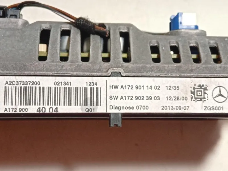 Display DI Navigazione A2C37337200 Mercedes Classe C W204 2011