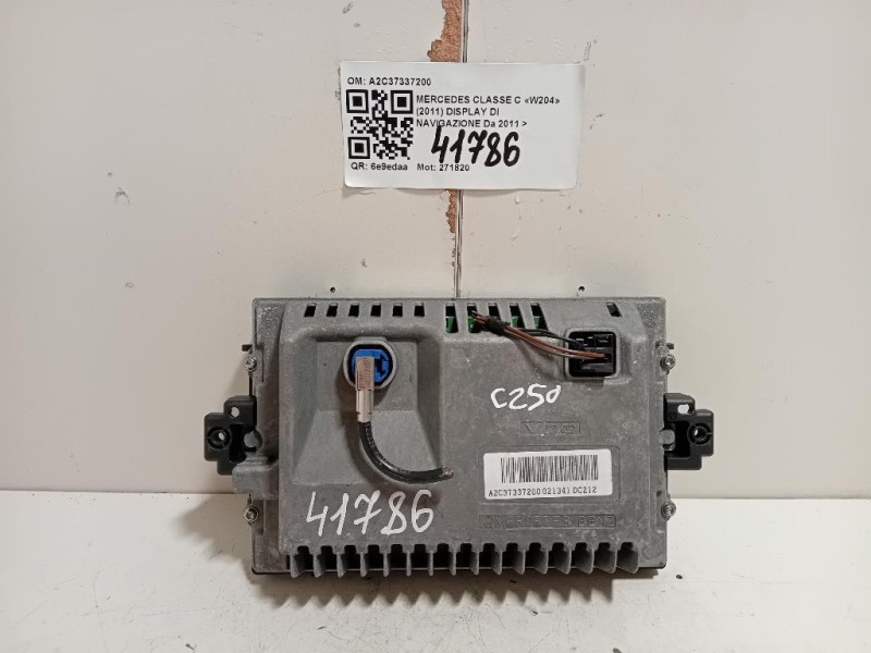 Display DI Navigazione A2C37337200 Mercedes Classe C W204 2011